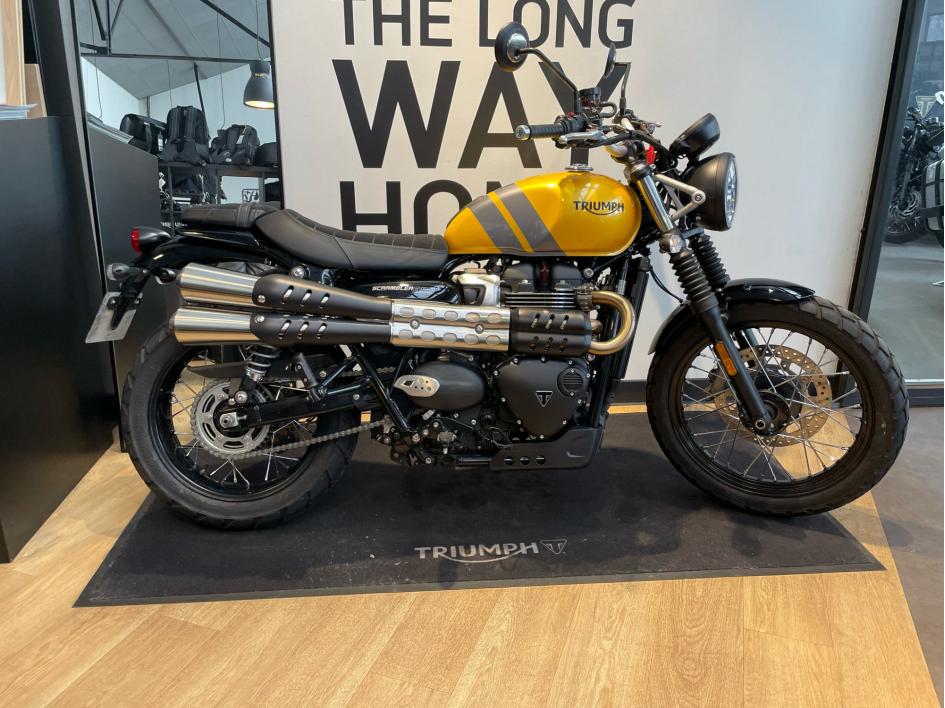 TRIUMPH SCRAMBLER 900 - BRIDEE A2 - 07/2024 - OCCASION - 1100 KMS