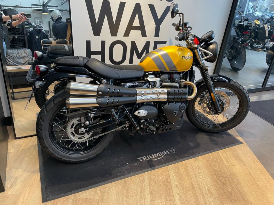 TRIUMPH SCRAMBLER 900 - BRIDEE A2 - 07/2024 - OCCASION - 1100 KMS