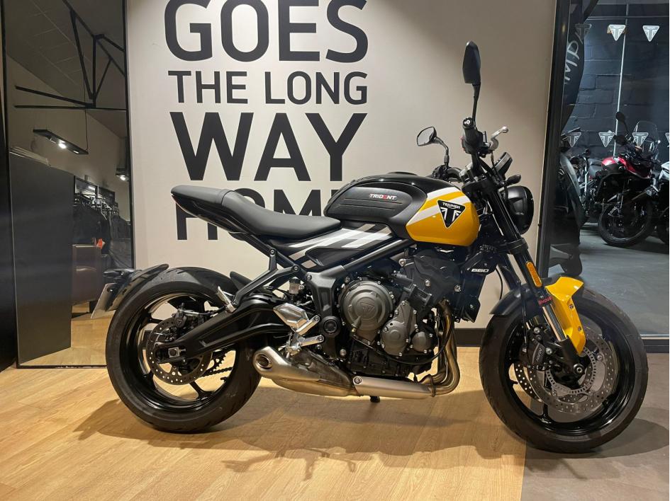 TRIUMPH TRIDENT 660 500KMS BRIDEE A2 07/2025 